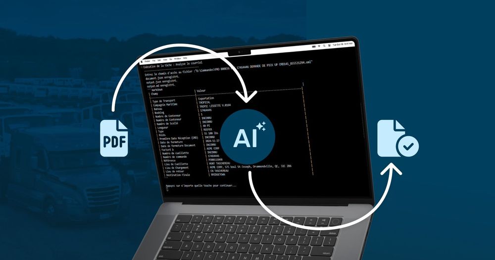 Computer with artificial intelligence process for processing PDF data with AI